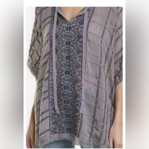 Johnny Was Cherpas Poncho Size Large 😎💕😎